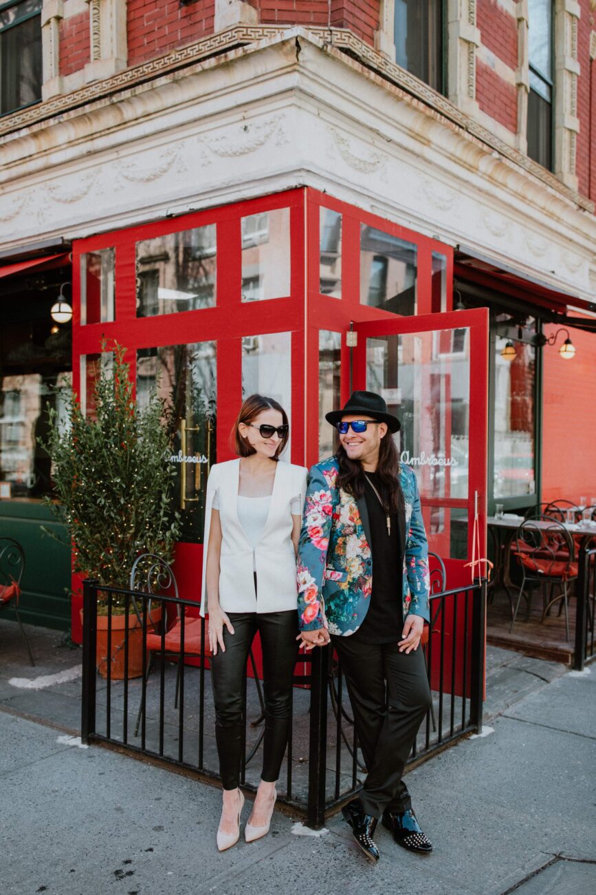 Engagement session in West Village