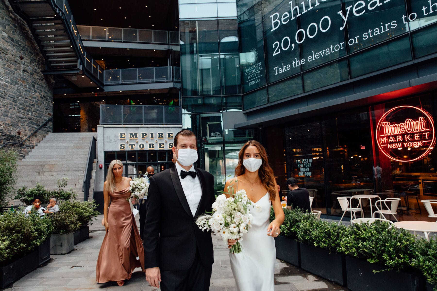 Micro wedding in Dumbo during Covid-19