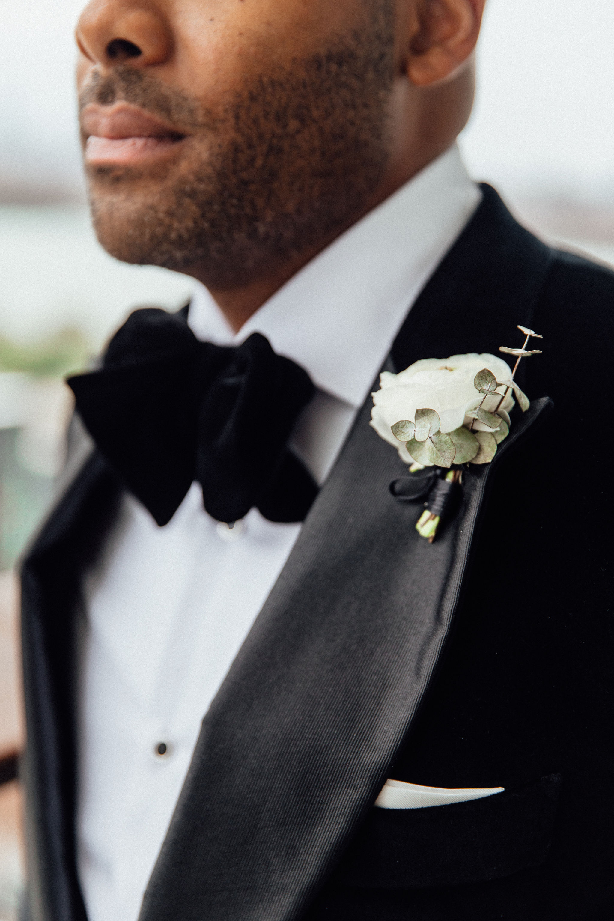Groom details at The William Vale Hotel
