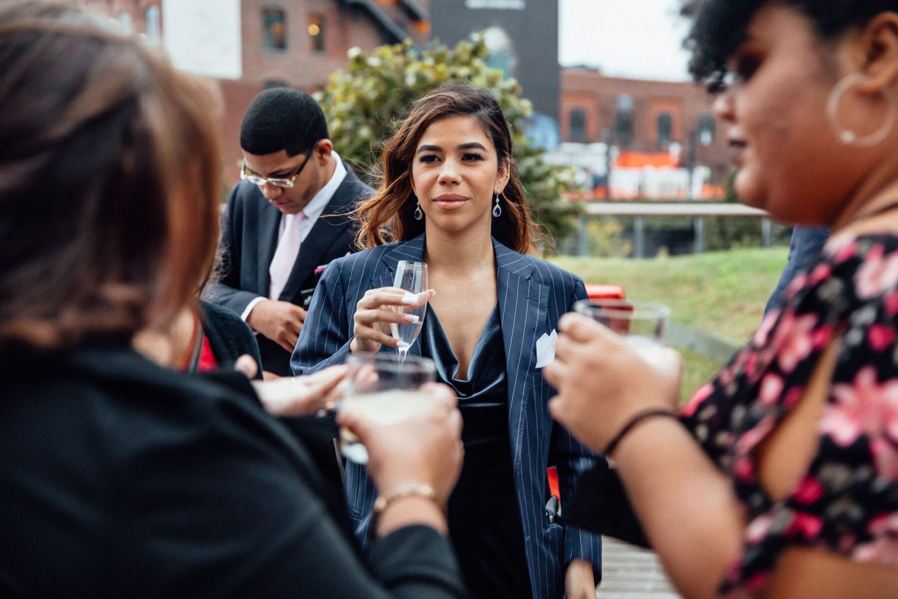 Guests during cocktail hour
