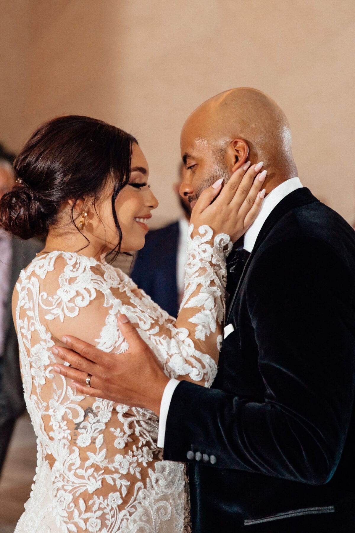 Bride and groom's first dance