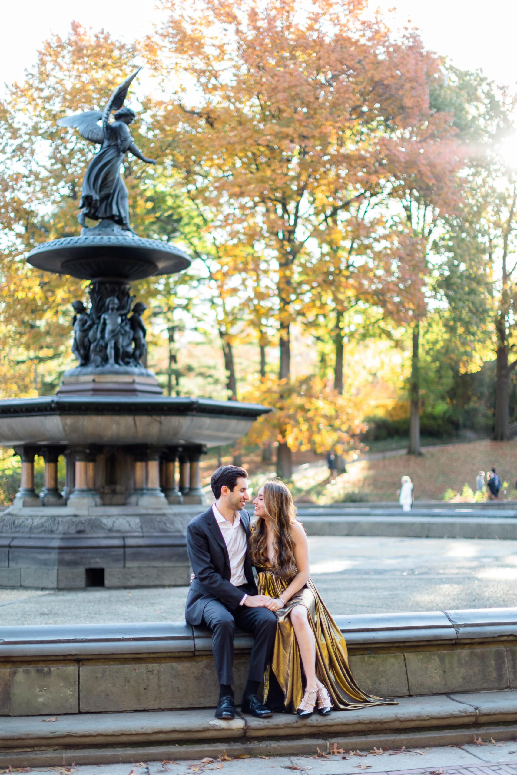 Central Park Engagement - Larisa Shorina Photography