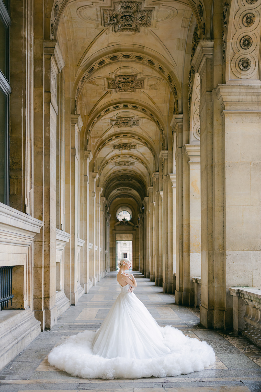 The Louvre Pre-Wedding Photos - Paris Engagement