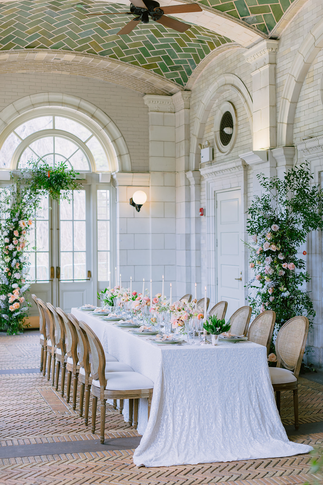 A Garden Inspired Romantic Wedding at Prospect Park Boathouse - Larisa Shorina Photography - NYC, Paris, Italy & Destination Modern Luxury Photography