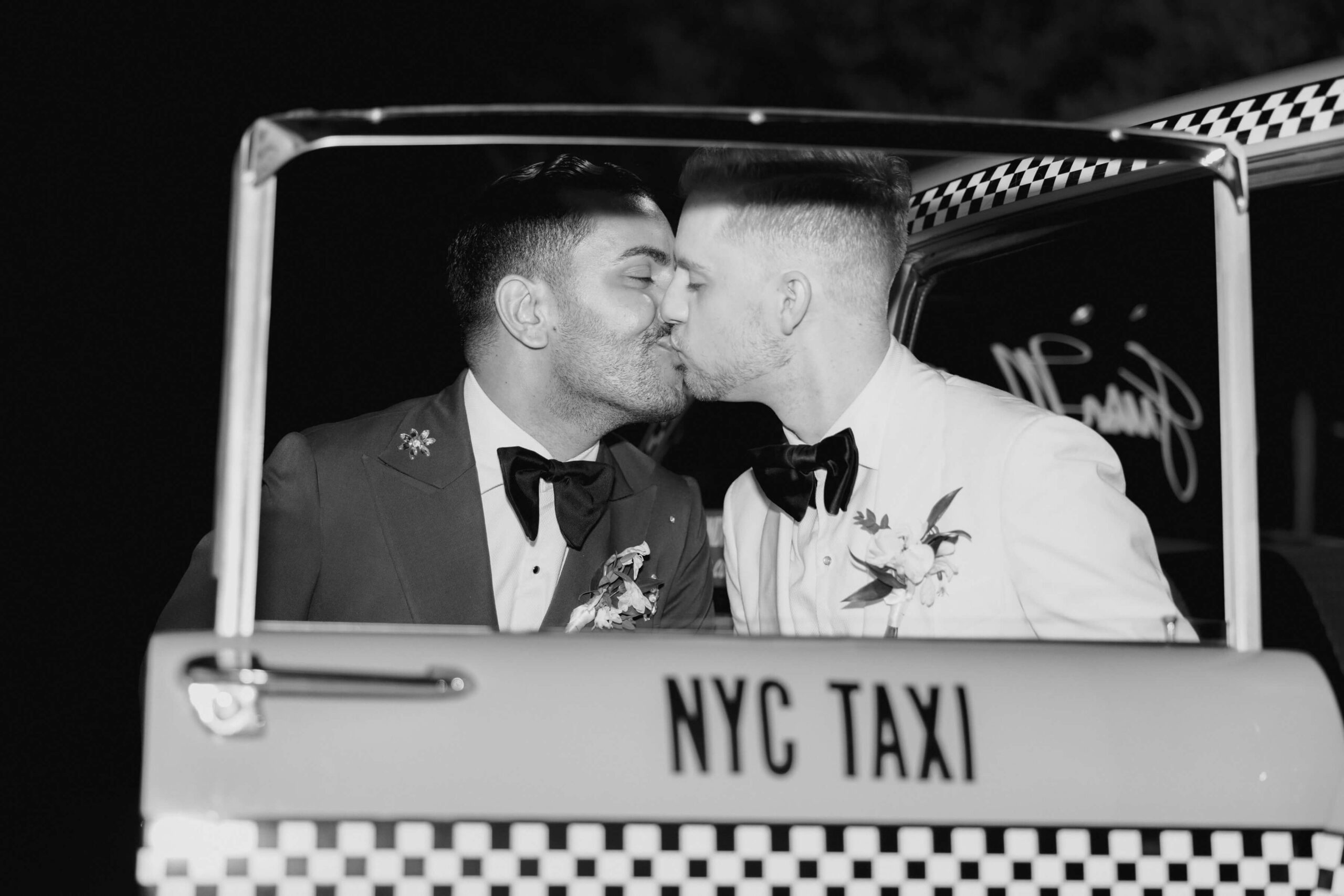 Elegant Gay Wedding Prospect Park Boathouse New York - Modern Fashionable Couple - Larisa Shorina Photography