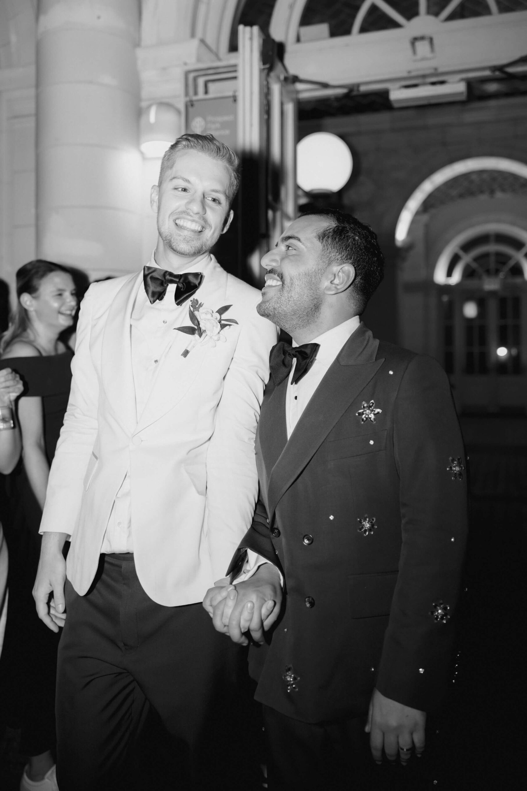 Elegant Gay Wedding Prospect Park Boathouse New York - Modern Fashionable Couple - Larisa Shorina Photography