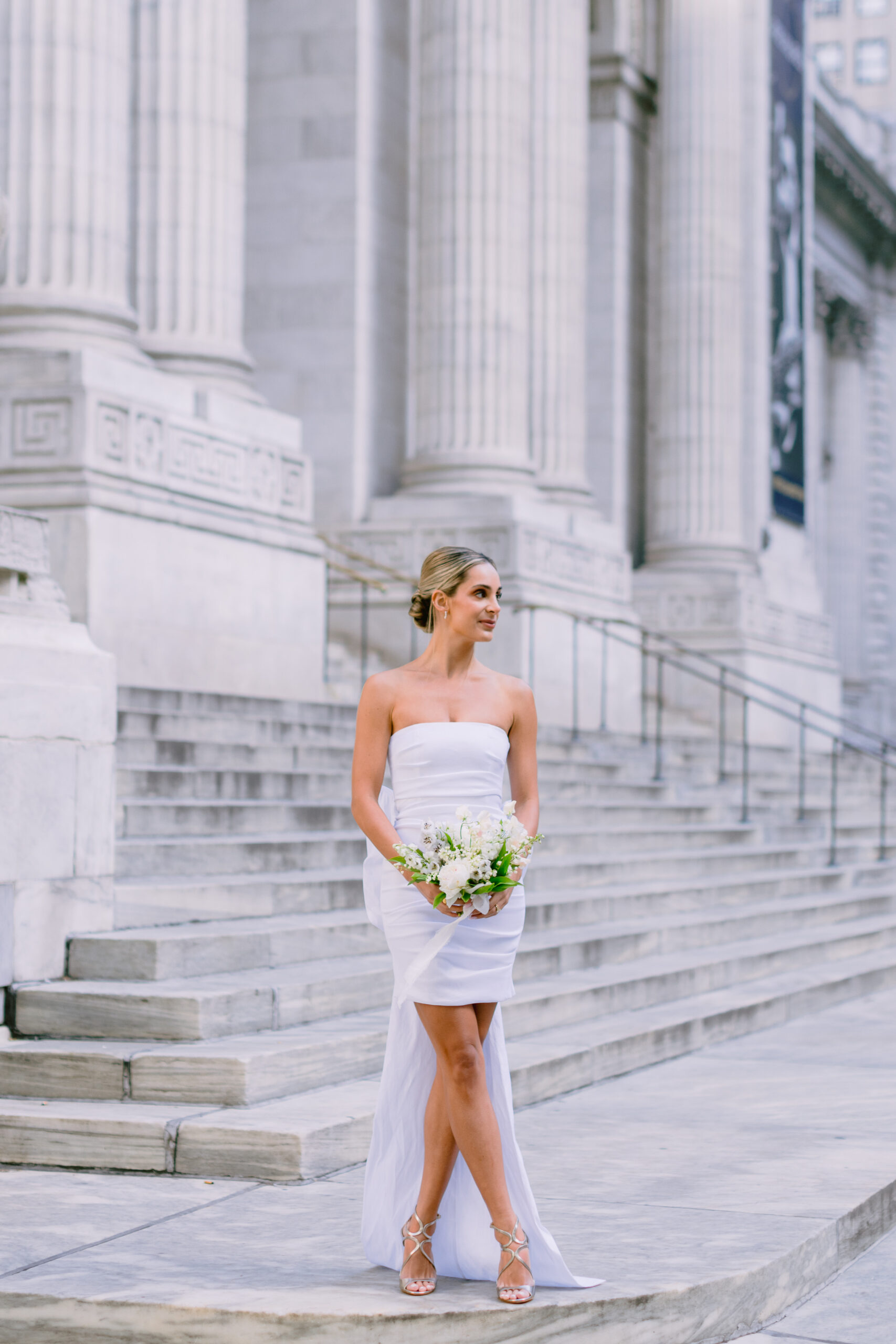 New York Elopement - NYPL Elopement - Larisa Shorina Photography - Modern, Timeless, Elegant Destination Weddings 