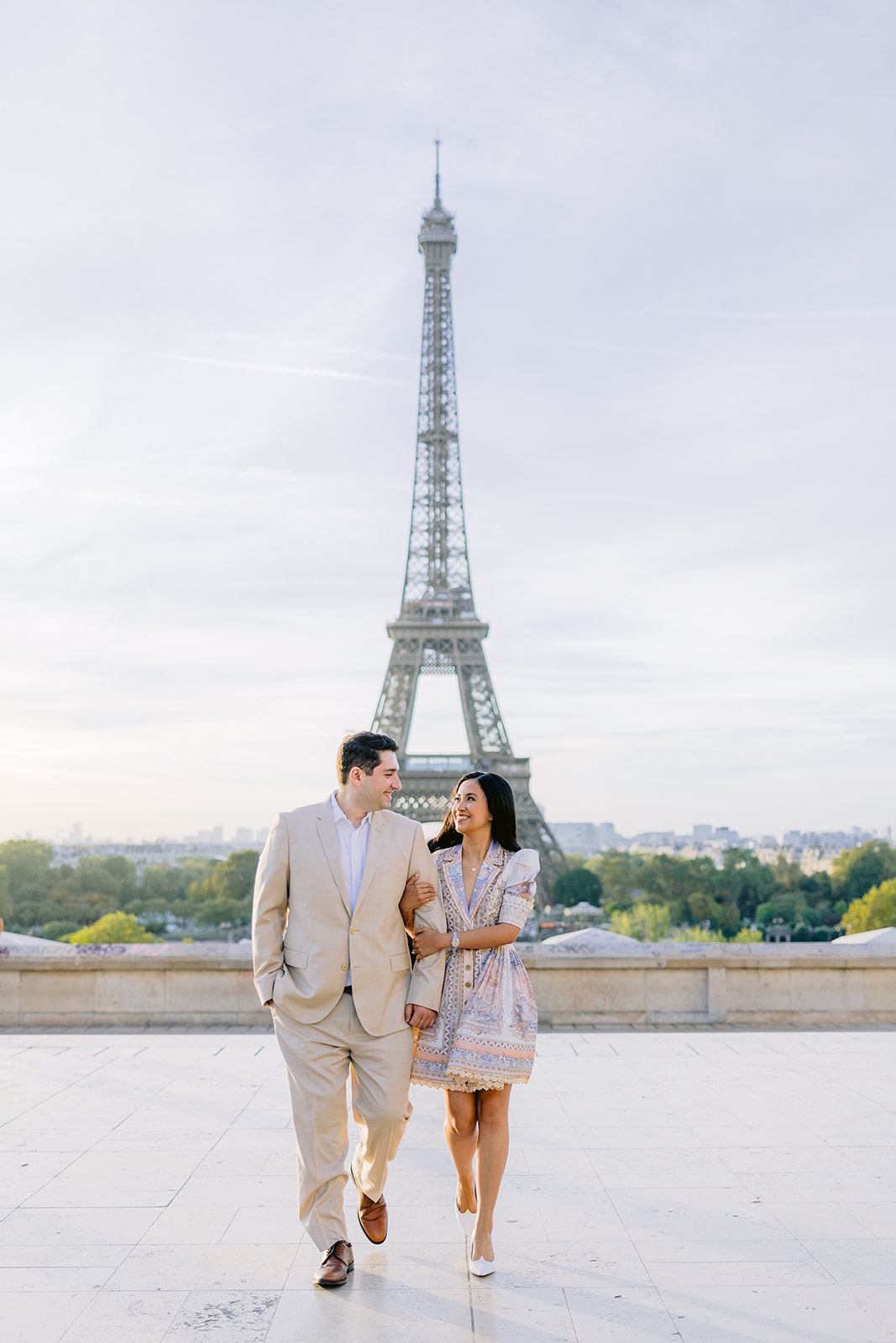 Zimmermann Engagement Session in Paris - Larisa Shorina - Destination Wedding Photography