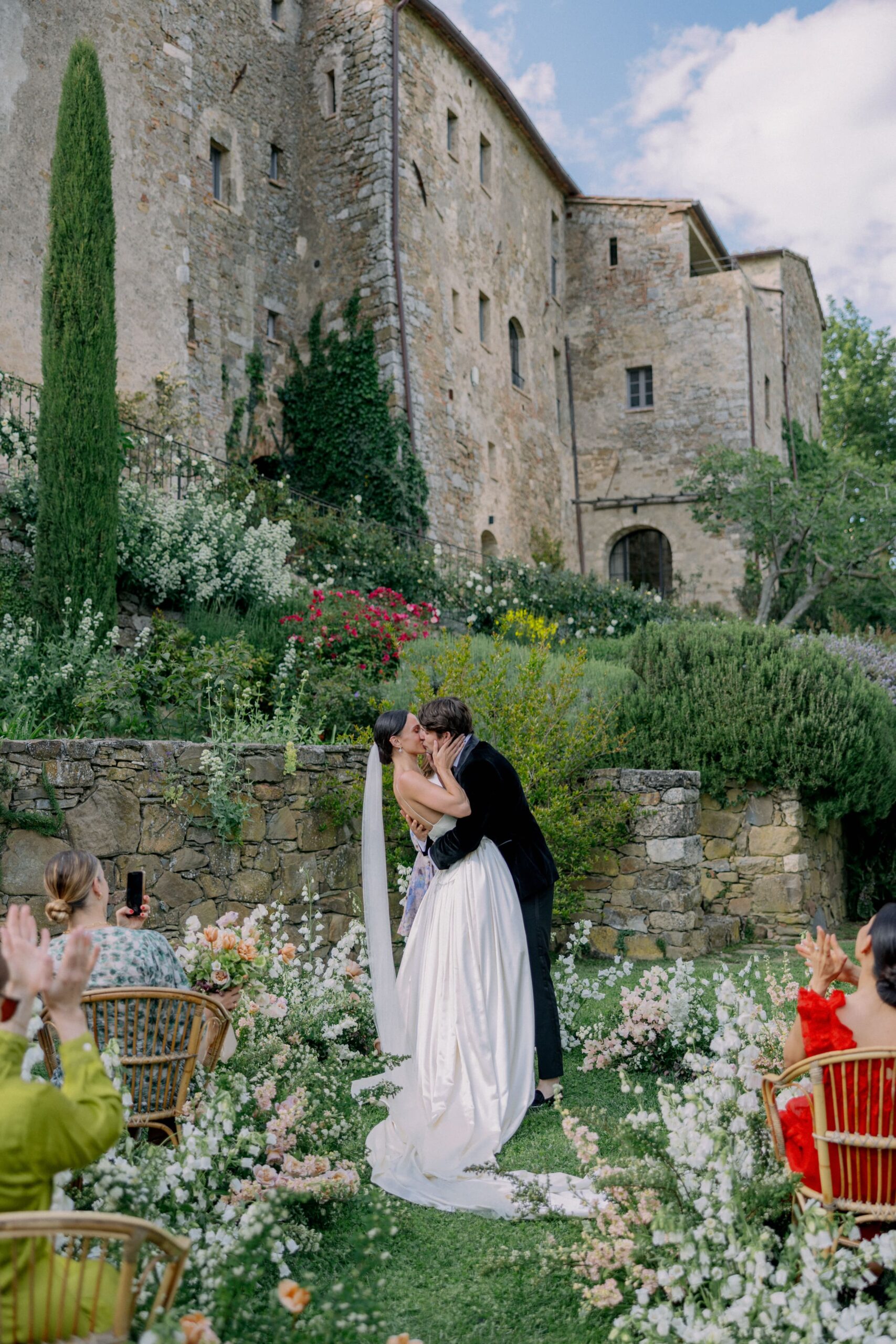 Danielle Frankel bride and her wedding in Tuscany Italy