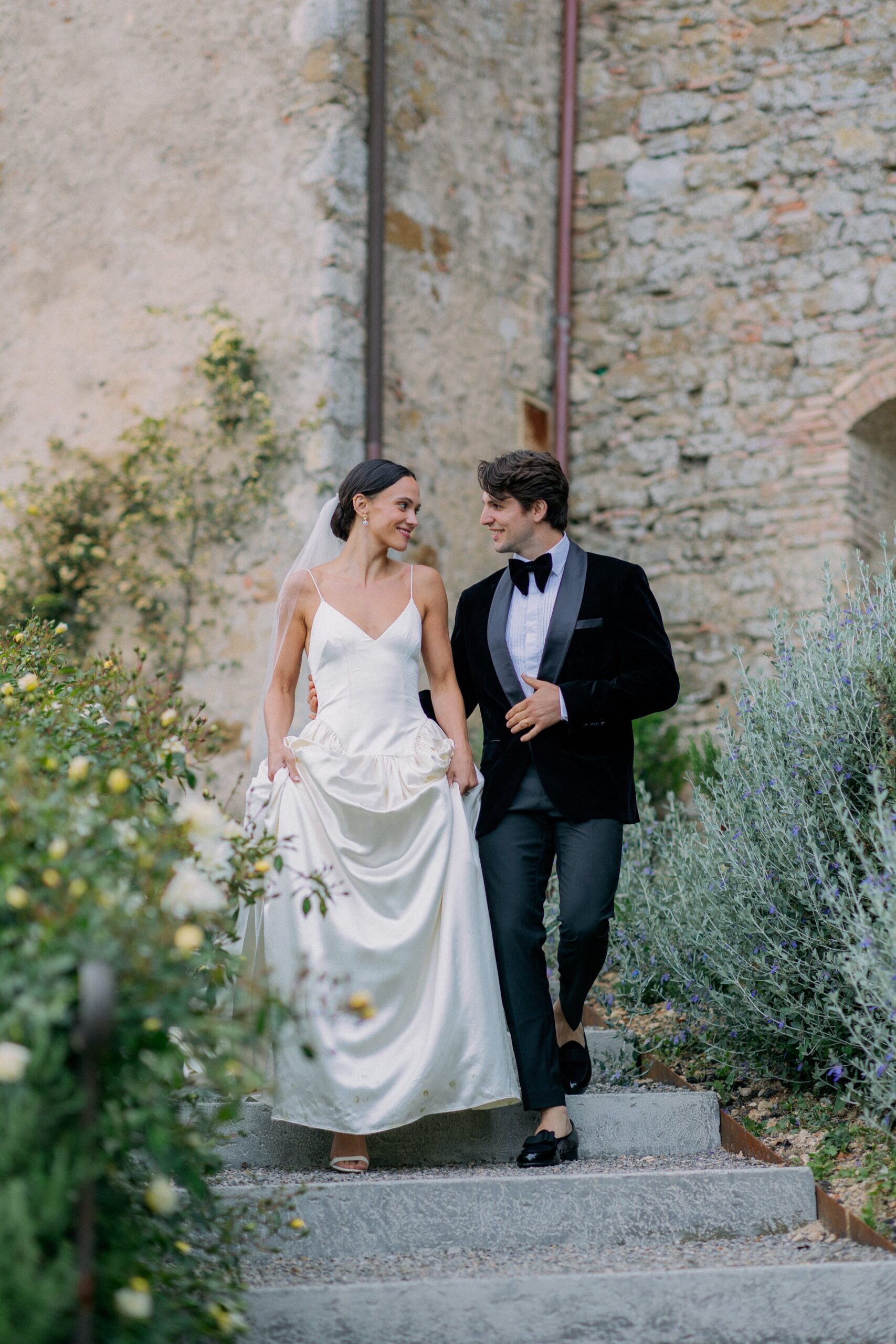 Danielle Frankel bride and her wedding in Tuscany Italy